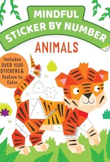 Mindful Sticker By Number: Animals