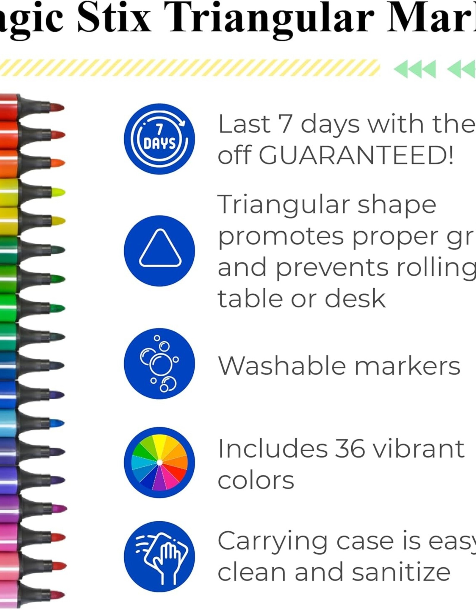 36pc Magic Stix Markers