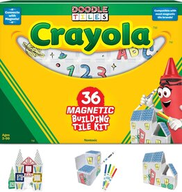 Crayola Doodle Tiles Magnetic Tiles 40-Piece Set