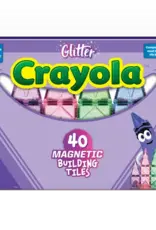 Crayola Glitter Magnetic Tiles 40-Piece Set