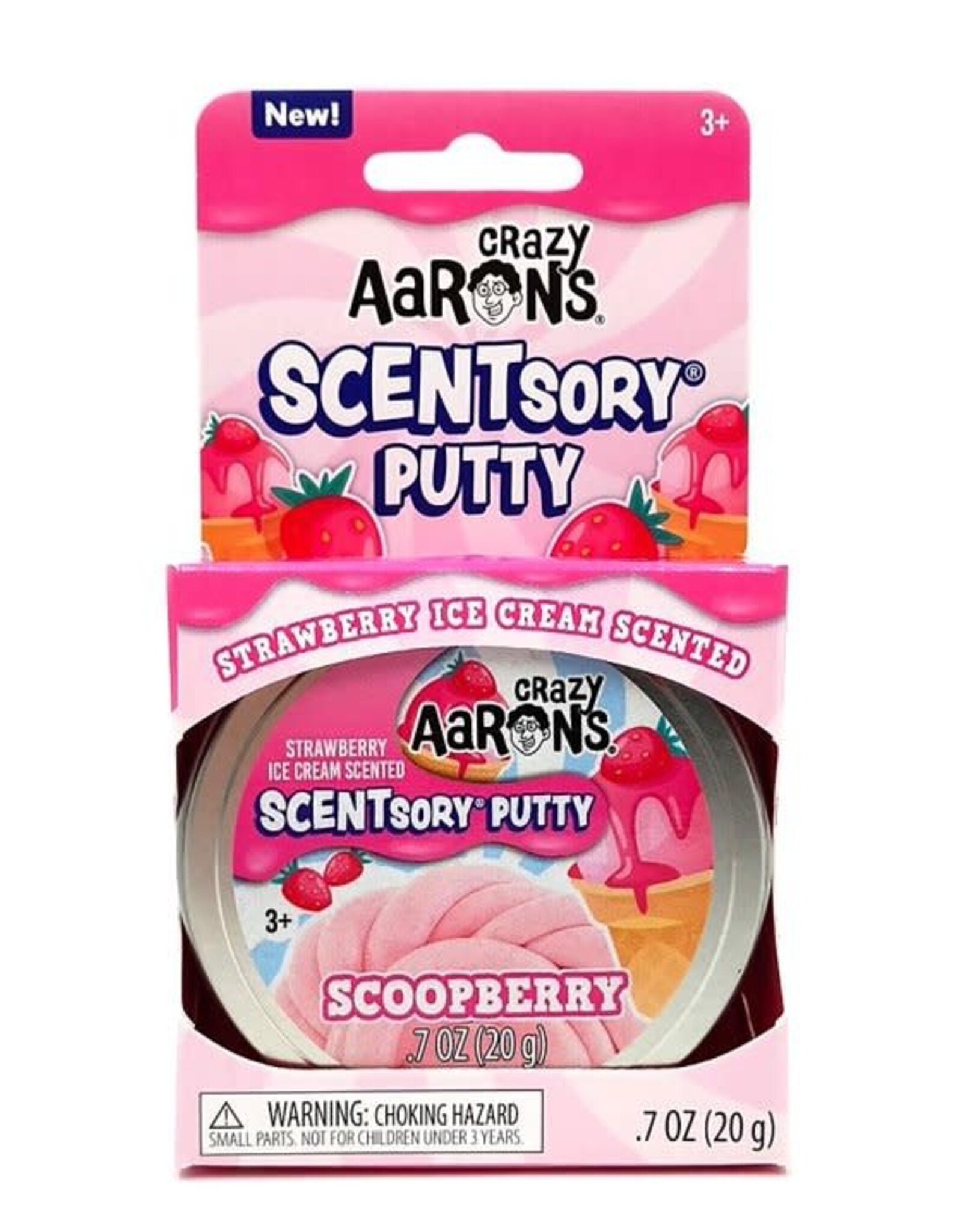 Crazy Aarons Strawberry Ice Cream 2.75"
