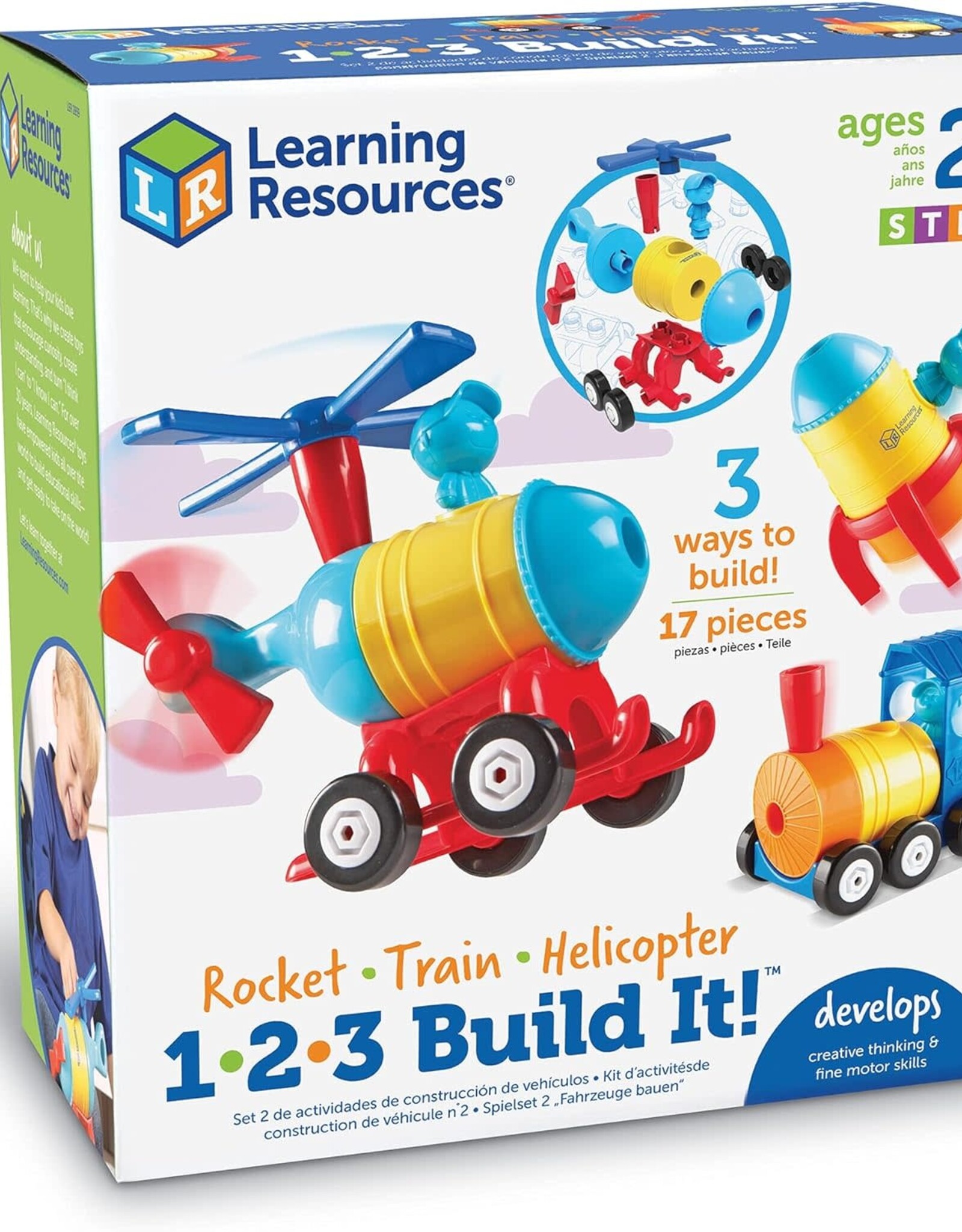 1-2-3 Build it! Train/Rocket/Helicopter