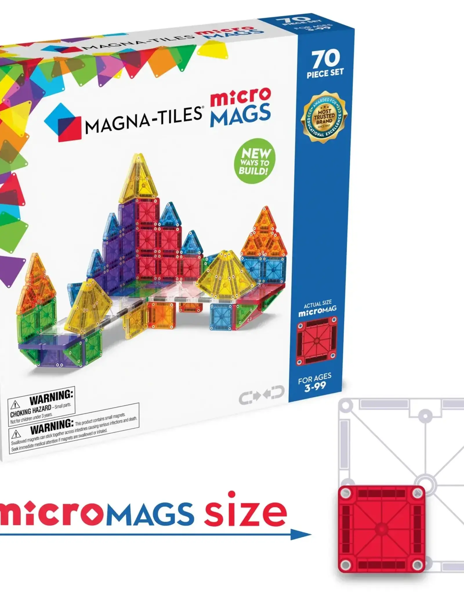 Magna Tiles MicroMags 70pc