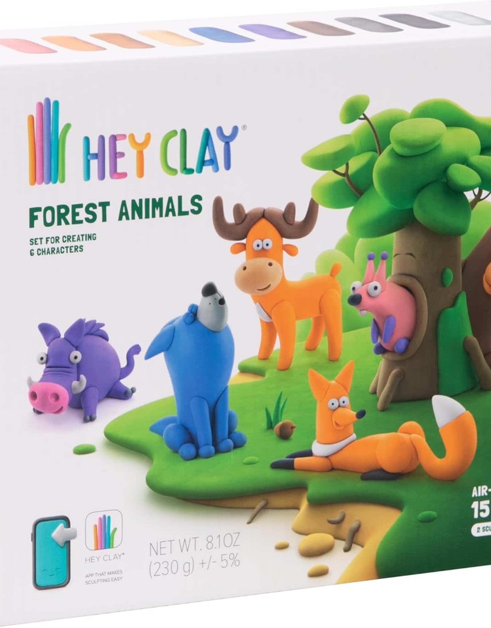 Hey Clay Forest Animals