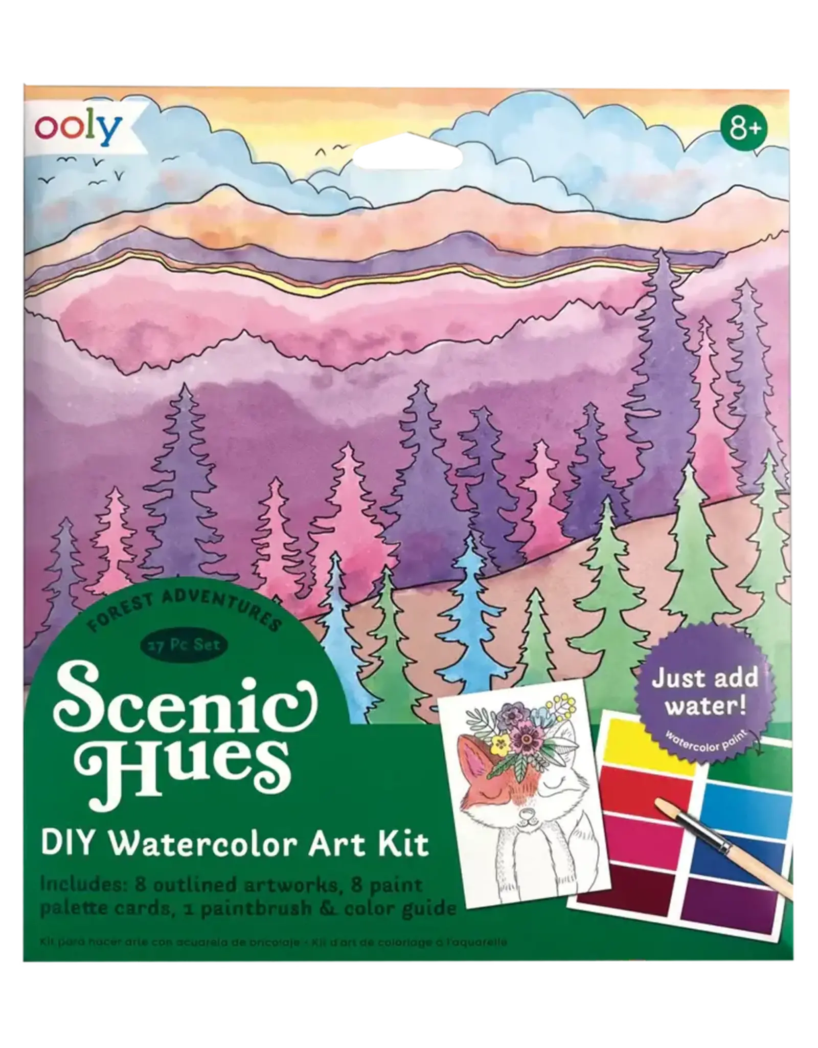 Watercolor Art Kit  - Forest