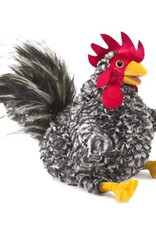 Folkmanis Rooster, Barred Rock Hand Puppet