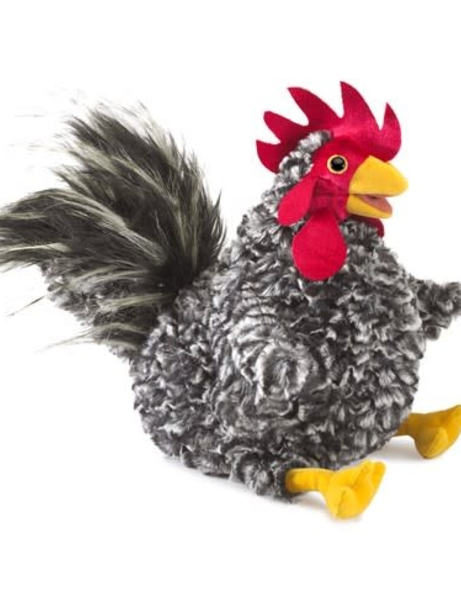 Folkmanis Rooster, Barred Rock Hand Puppet