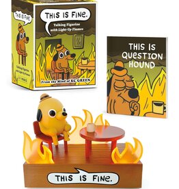 This Is Fine Talking Figurine