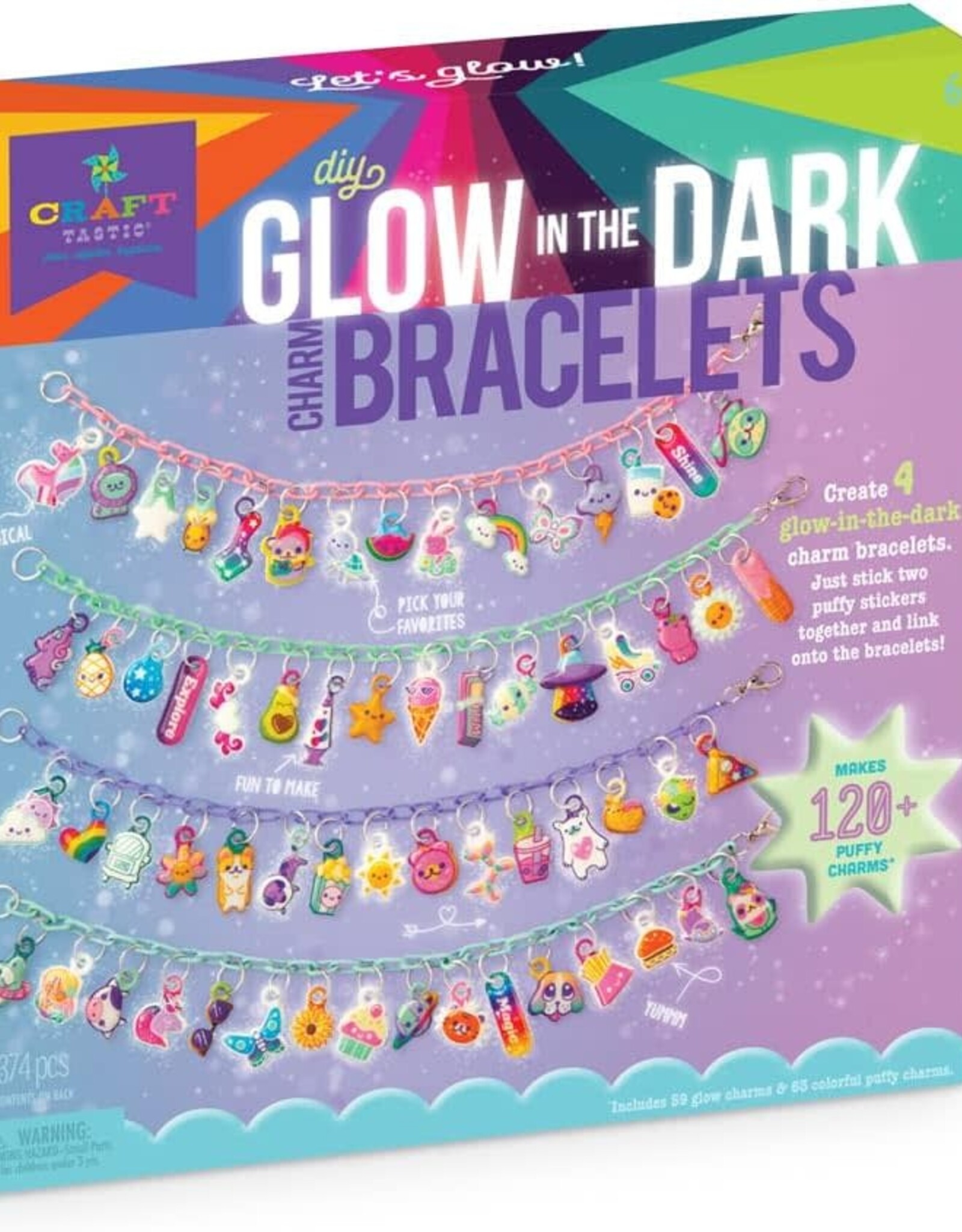 Glow-In-The-Dark Charm Bracelets