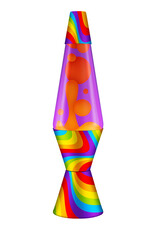 Lava Lamp 14.5"  Flowing Color/YLW  /PRP