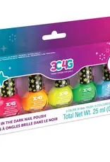 Glow In The Dark Nail Polish 5pk
