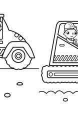 My Busy Construction Coloring Book