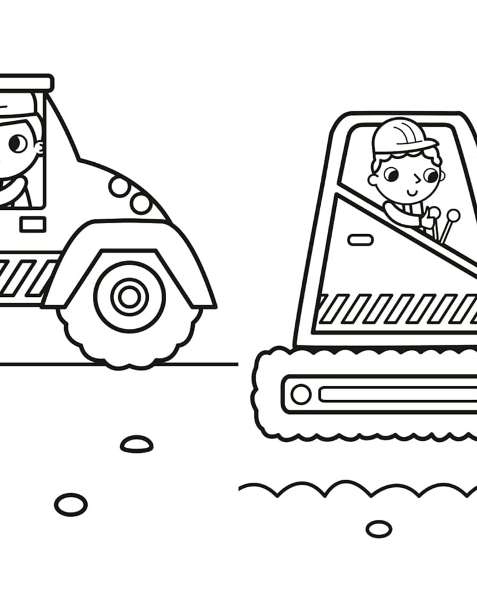 My Busy Construction Coloring Book