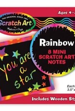 Rainbow Mini Scratch Art Notes