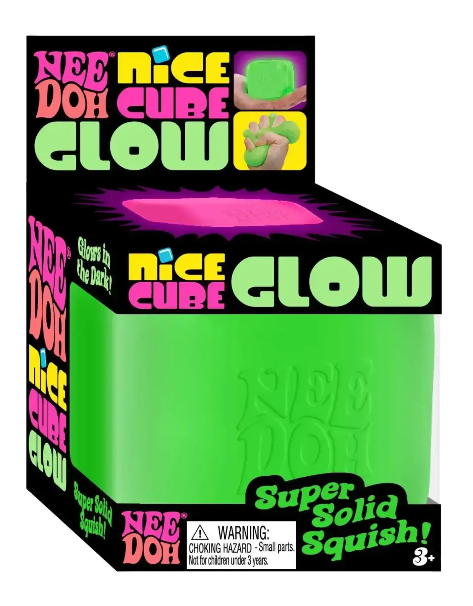 NeeDoh Glow Nice Cube NeeDoh