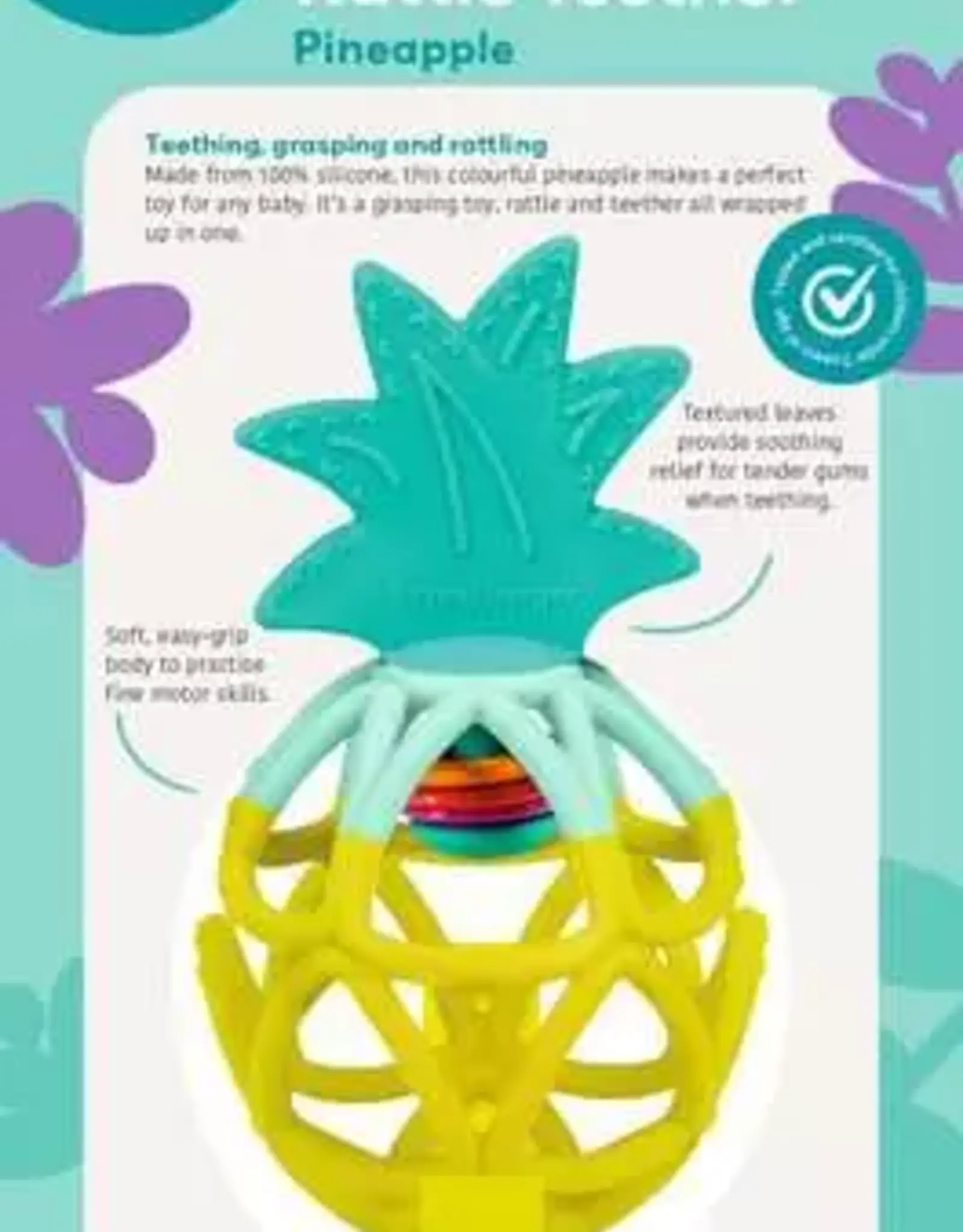 Rattle Teether Pineapple