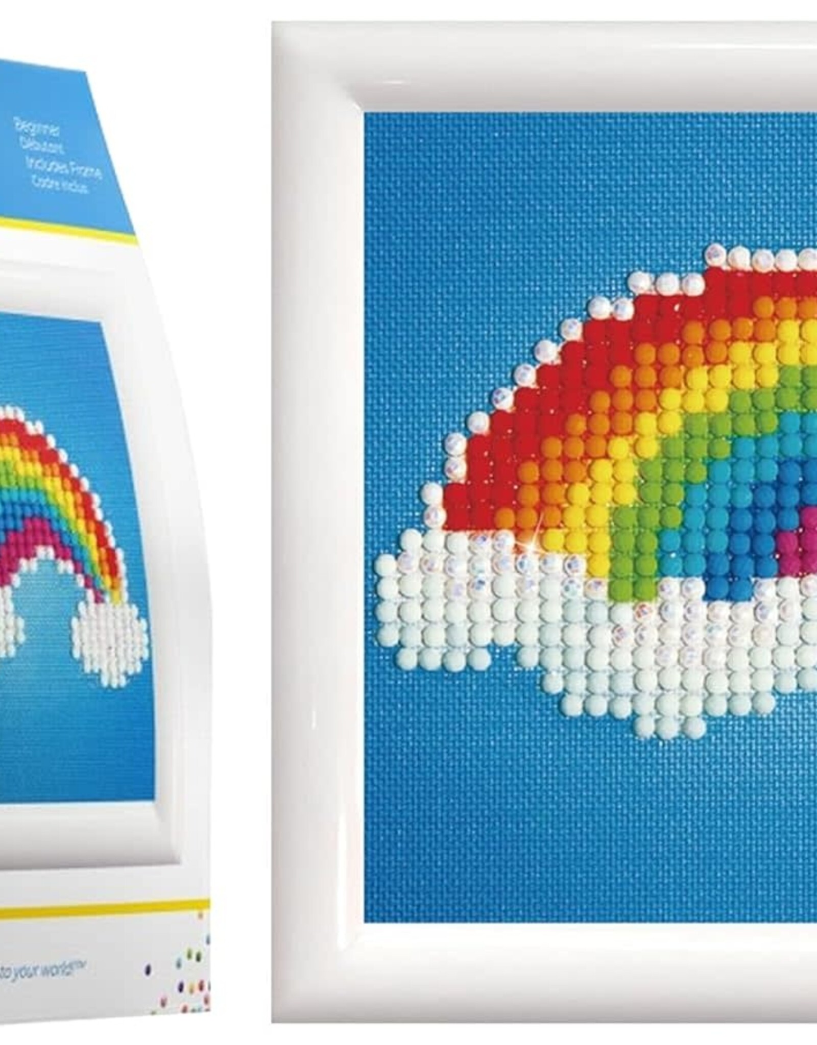 Diamond Dotz Ever Living Rainbow - Framed