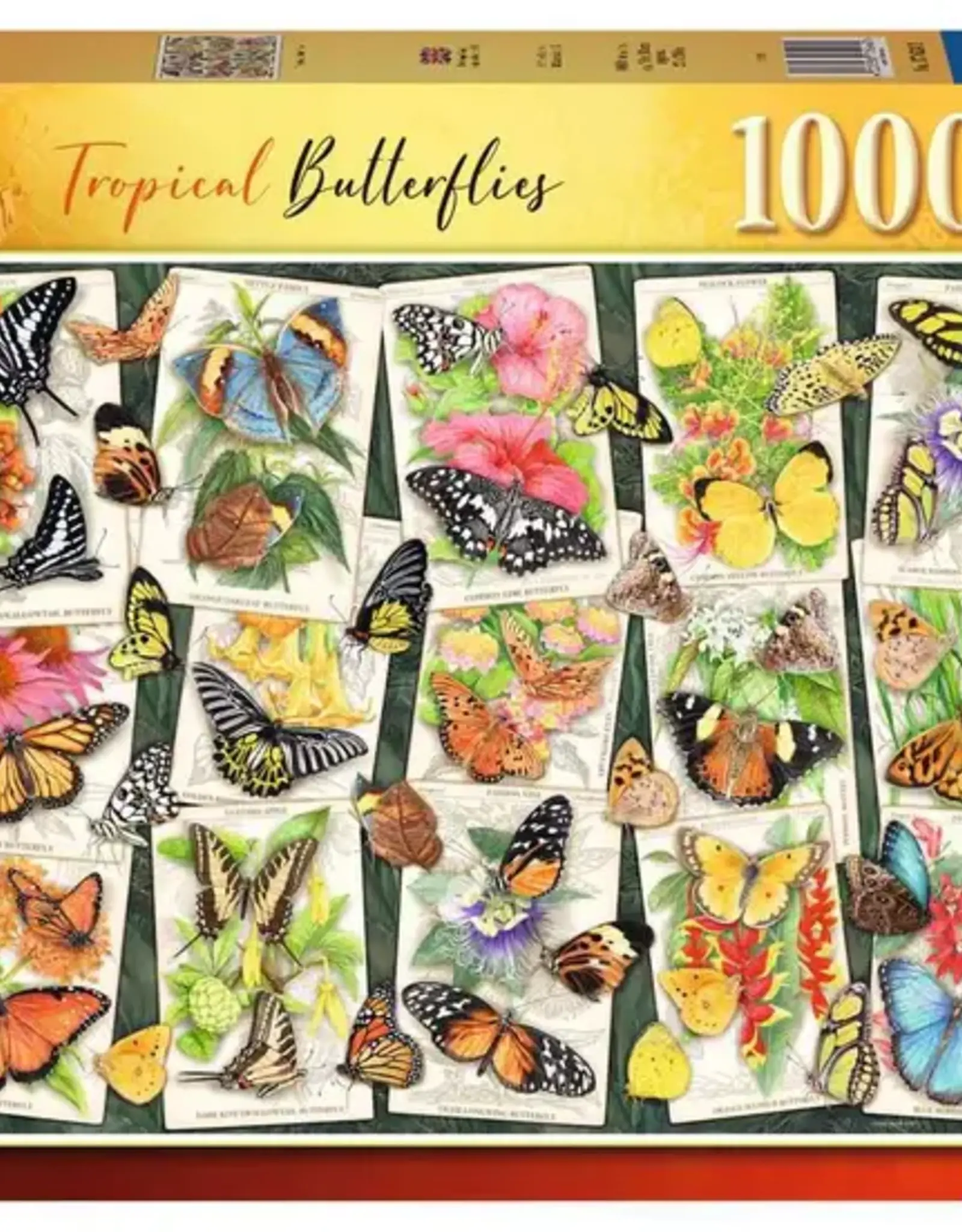 Tropical Butterflies Puzzle 1000pc