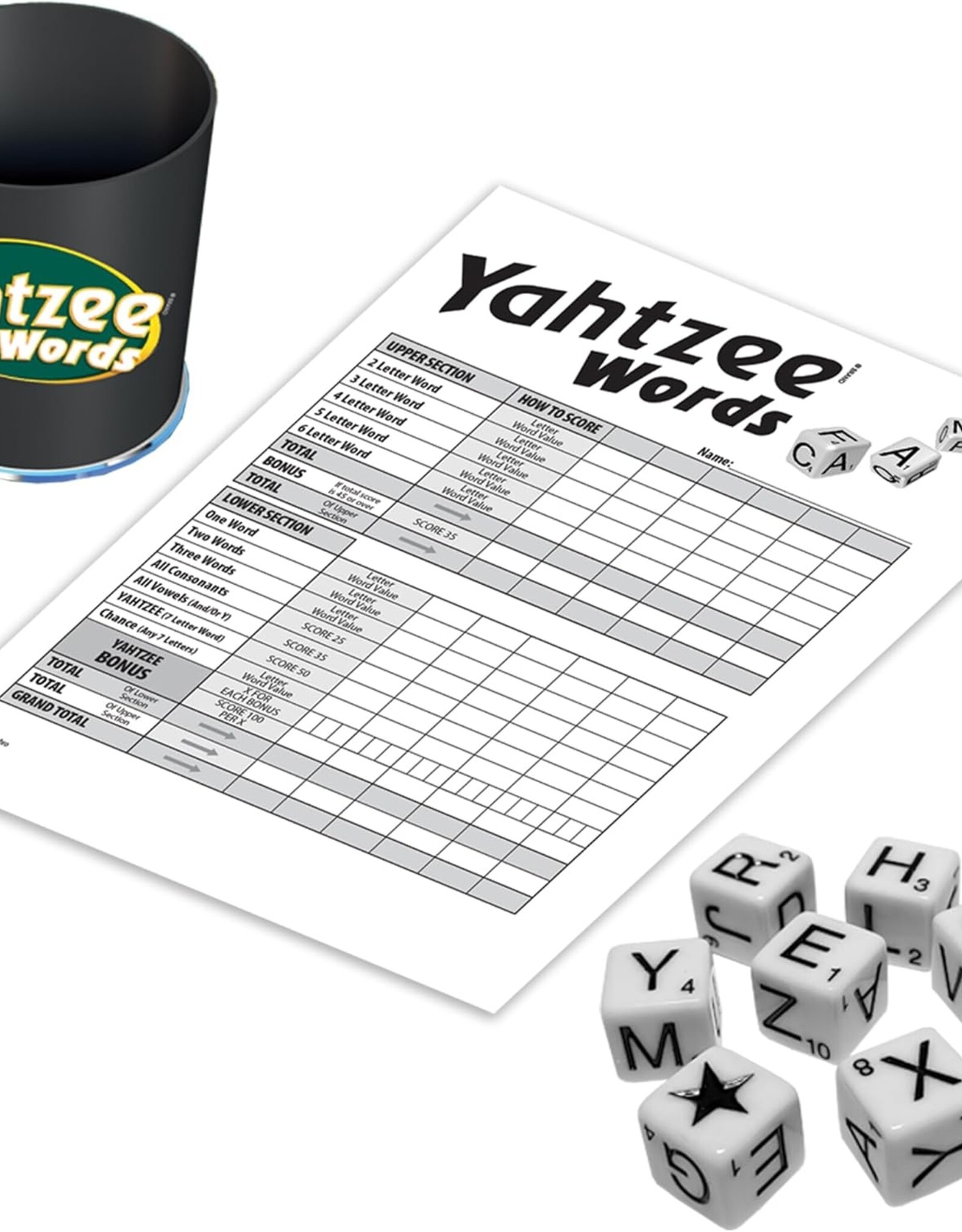 Yahtzee Words