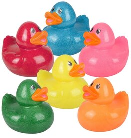 Big Rubber Glitter Ducky Collectible