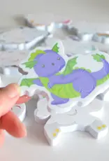 COLOR CHANGING BATH STICKERS - MAGICAL CREATURES
