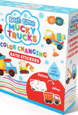 Colour Changing Bath Stickers -  Mucky Trucks