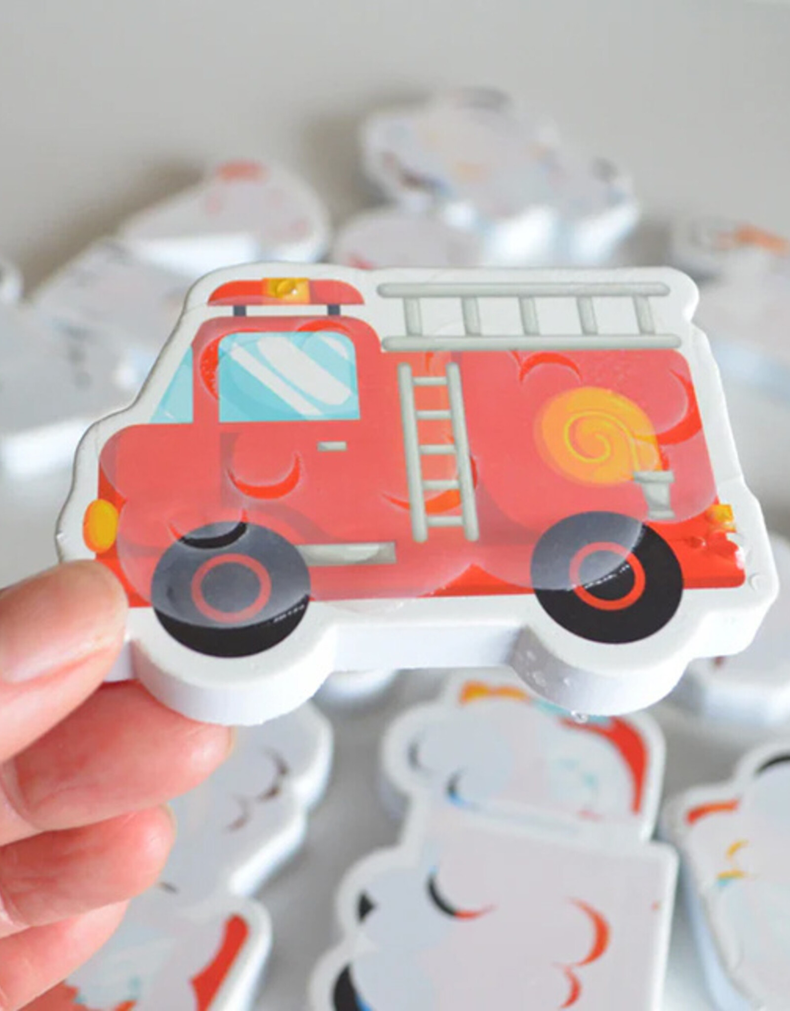 Colour Changing Bath Stickers -  Mucky Trucks