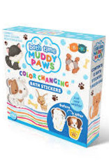 COLOR CHANGING BATH  STICKERS - MUDDY PAWS