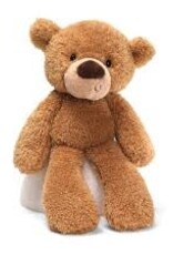 Gund 13.5" Fuzzy Beige Bear