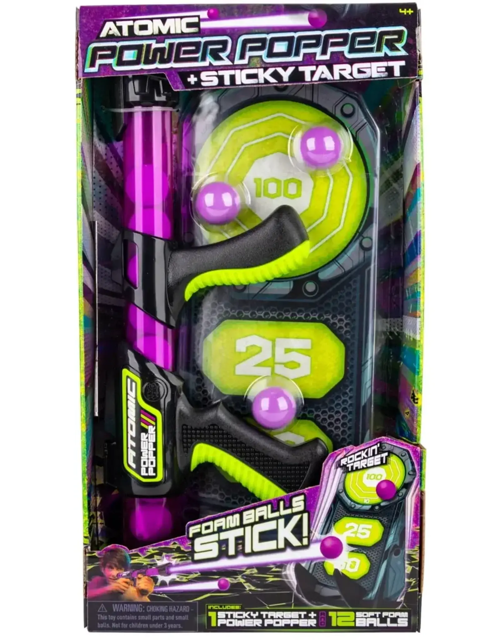 Atomic Power Popper & Rocky Sticky Target