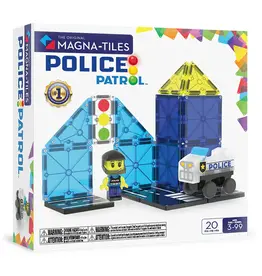 Magna Tiles Police Patrol 20-pc