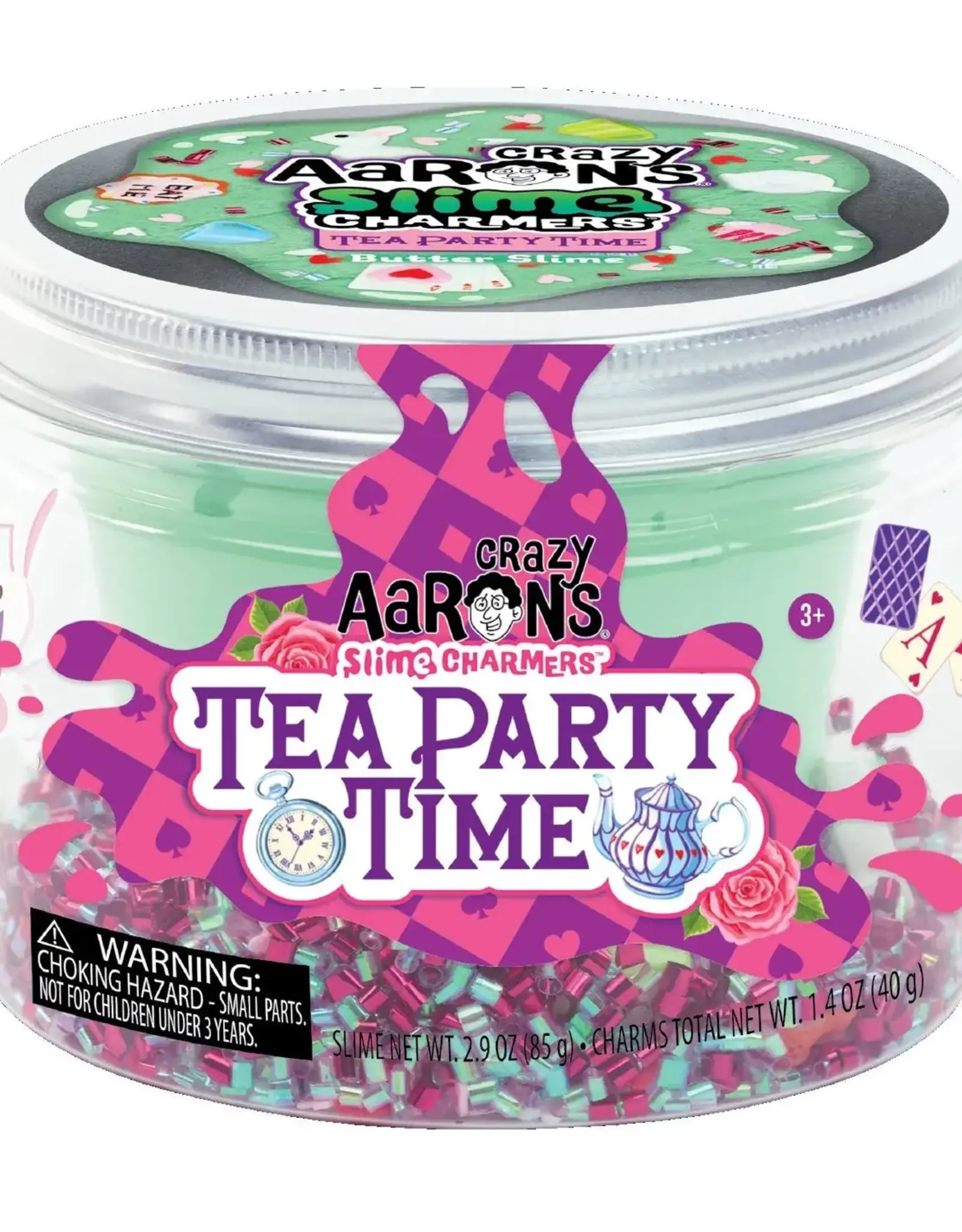 Crazy Aaron's Thinking Putty Crazy Aarons Tea Party Time Slime Charmers