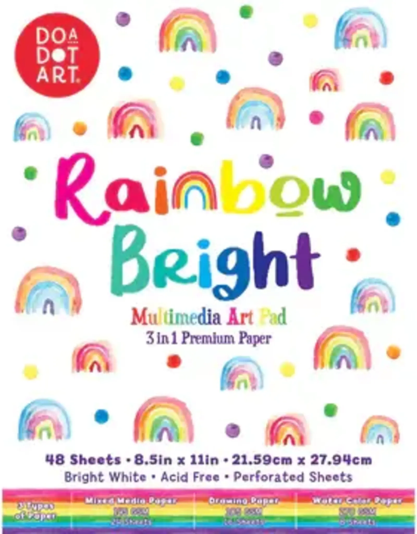 RAINBOW BRIGHT MULTIMEDIA  ART PAD