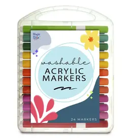 Washable Acrylic  Markers 24 pk