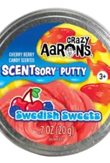 Crazy Aaron's Thinking Putty Crazy Aarons Scentsory  Swedish Sweets 2.75"