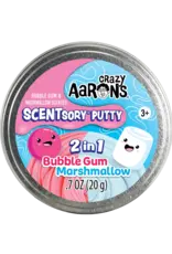 Crazy Aaron's Thinking Putty Crazy Aarons Scentsory Duos Bubblegum/Marshmallow 2.75"