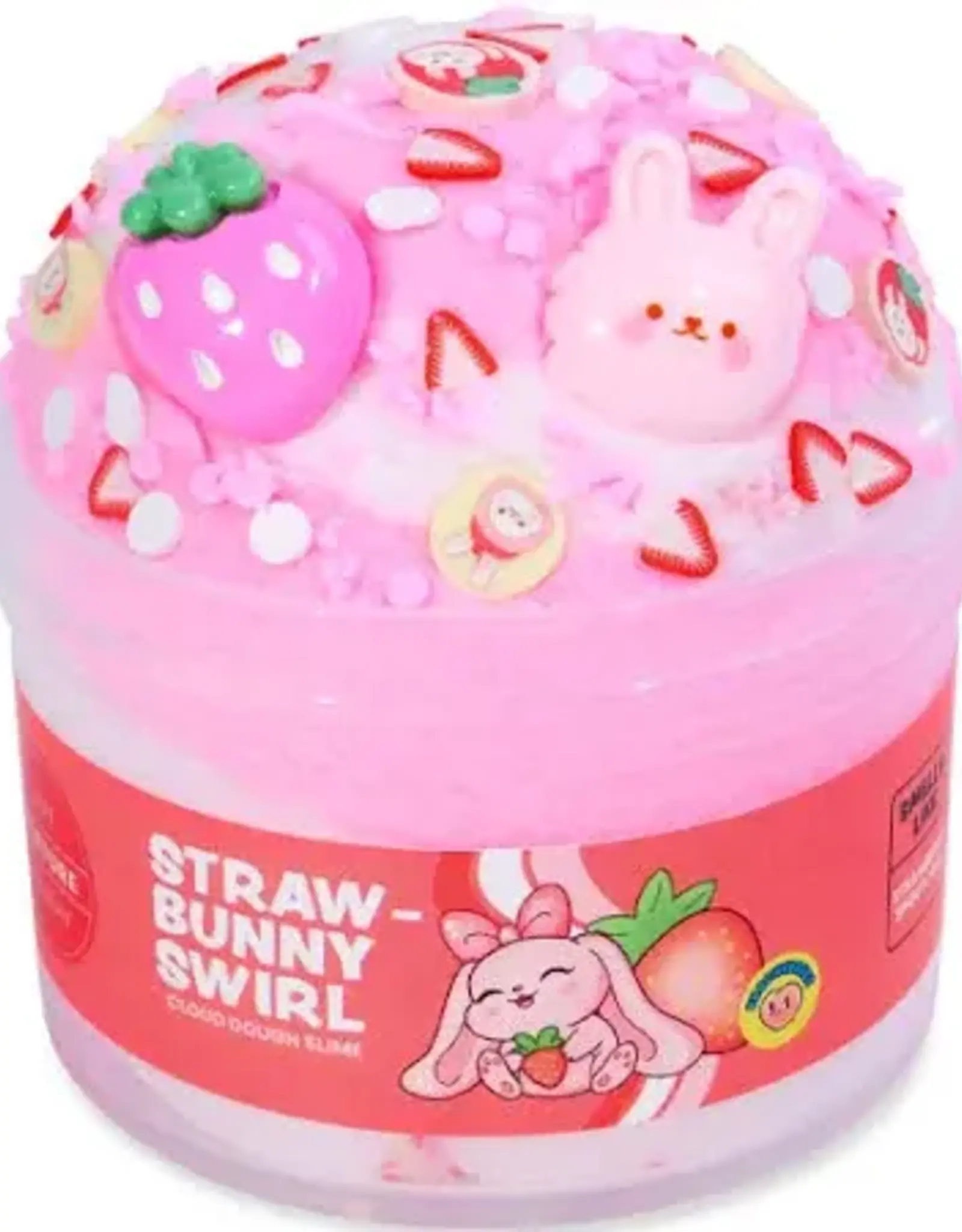 PEACHYBBIES STRAW-BUNNY SWIRL SLIME