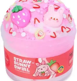 PEACHYBBIES STRAW-BUNNY SWIRL SLIME