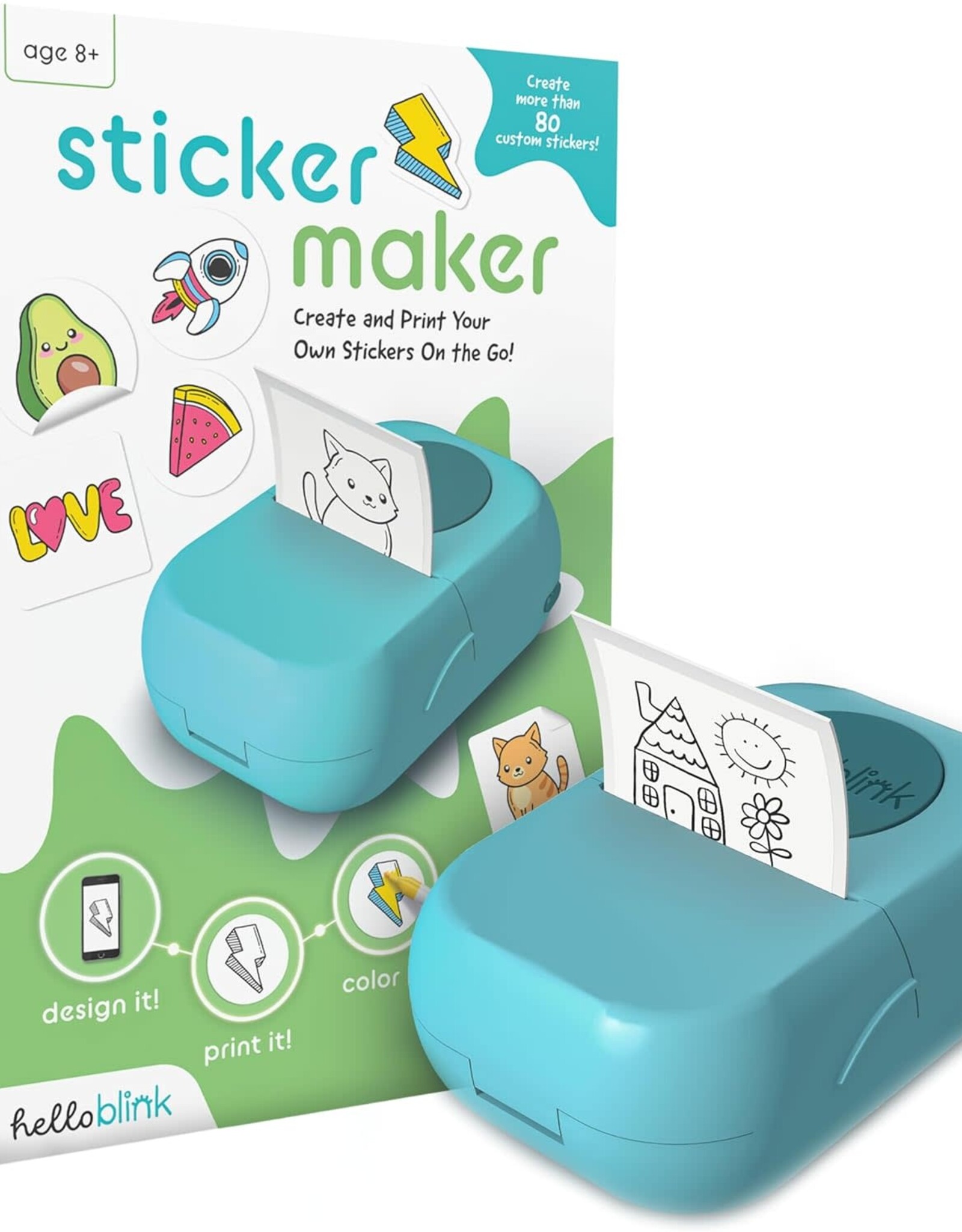 HELLO BLINK STICKER MAKER