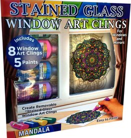 Joy of Coloring Stained Glass Mandalas