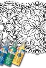 Joy of Coloring Stained Glass Mandalas