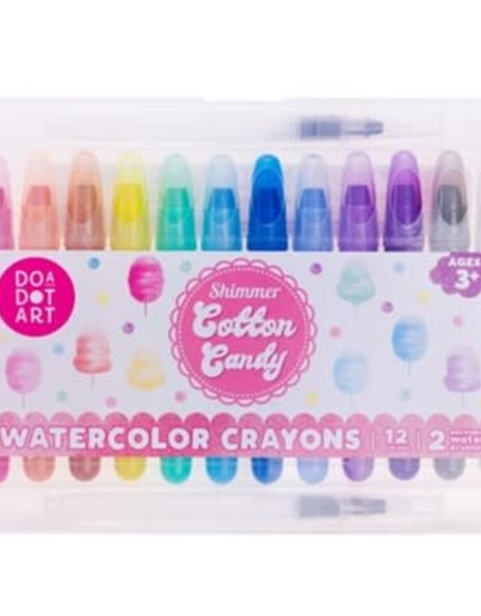 COTTON CANDY SHIMMER  WATERCOLOR CRAYONS