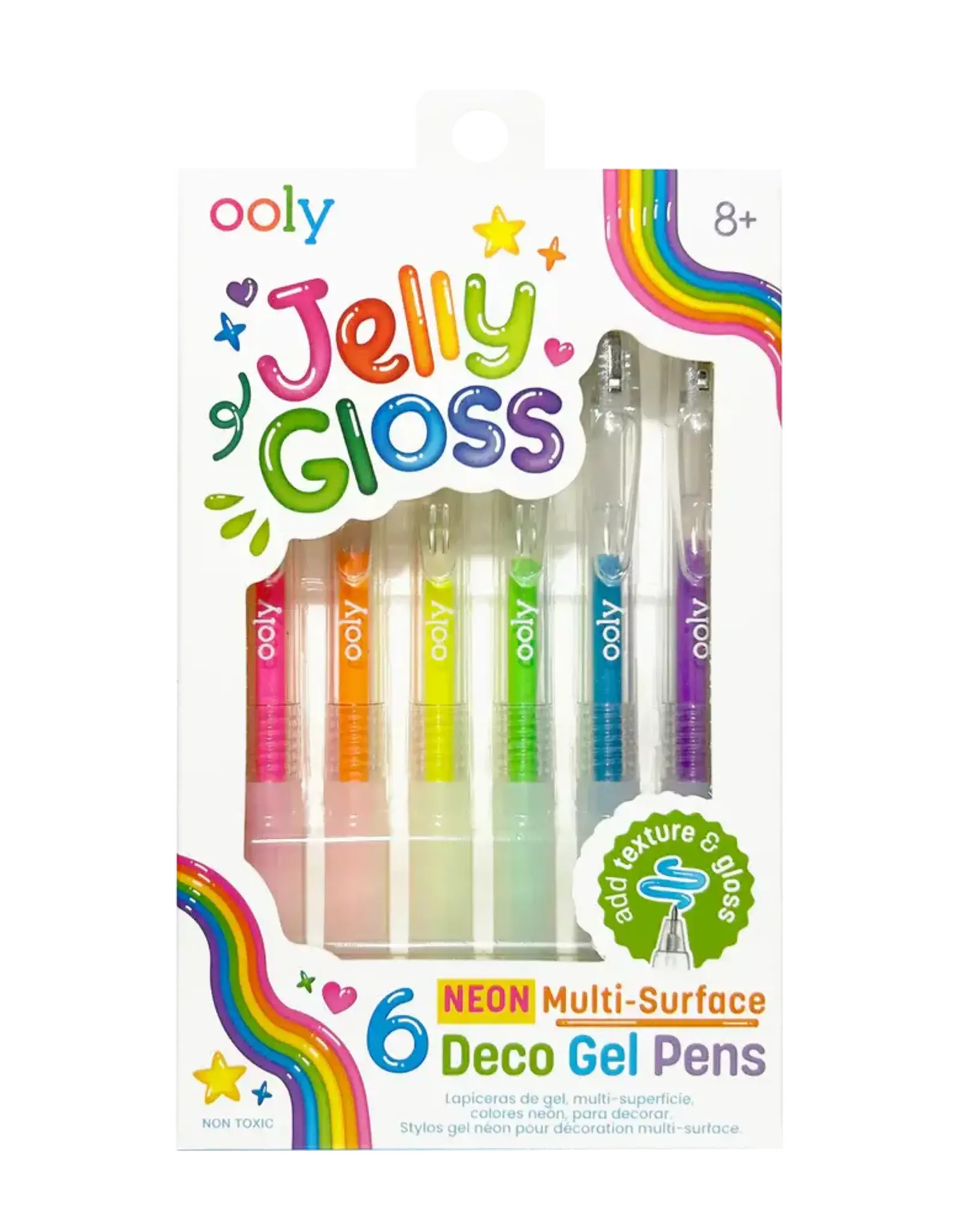 Jelly Gloss Neon Multi-Surface  Deco. Gel Pens
