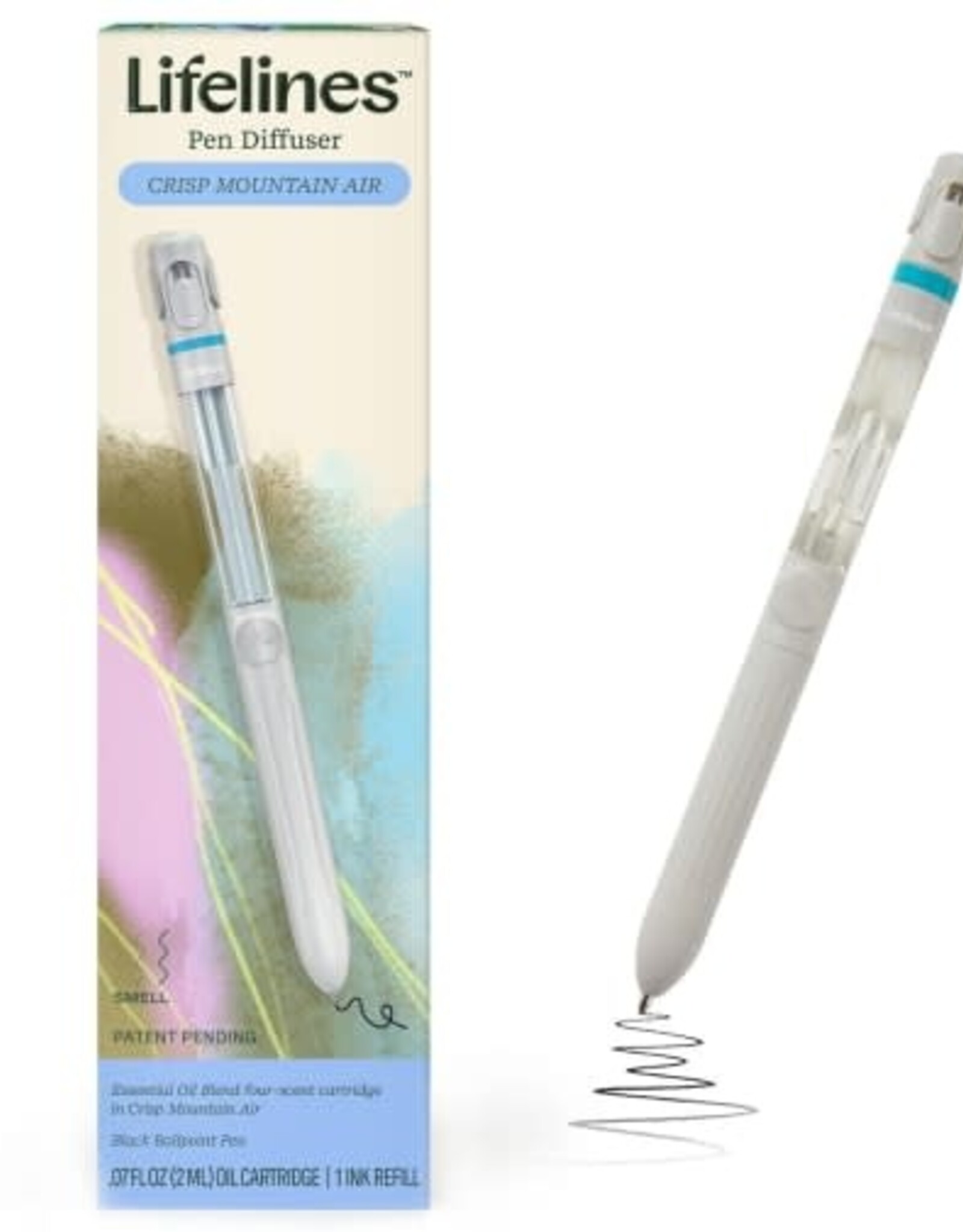 Pen Diffuser with Essential Oil Blends - Crisp Mountain Air