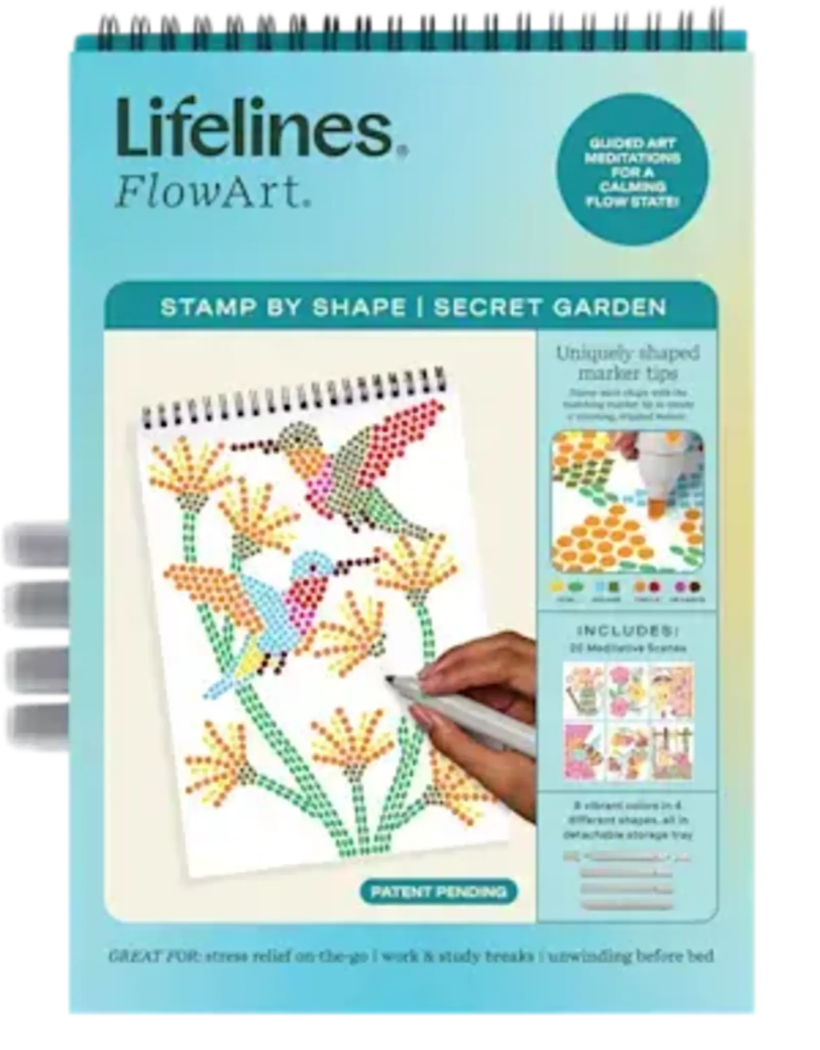 FlowArt Stamp by Shape, Secret Garden