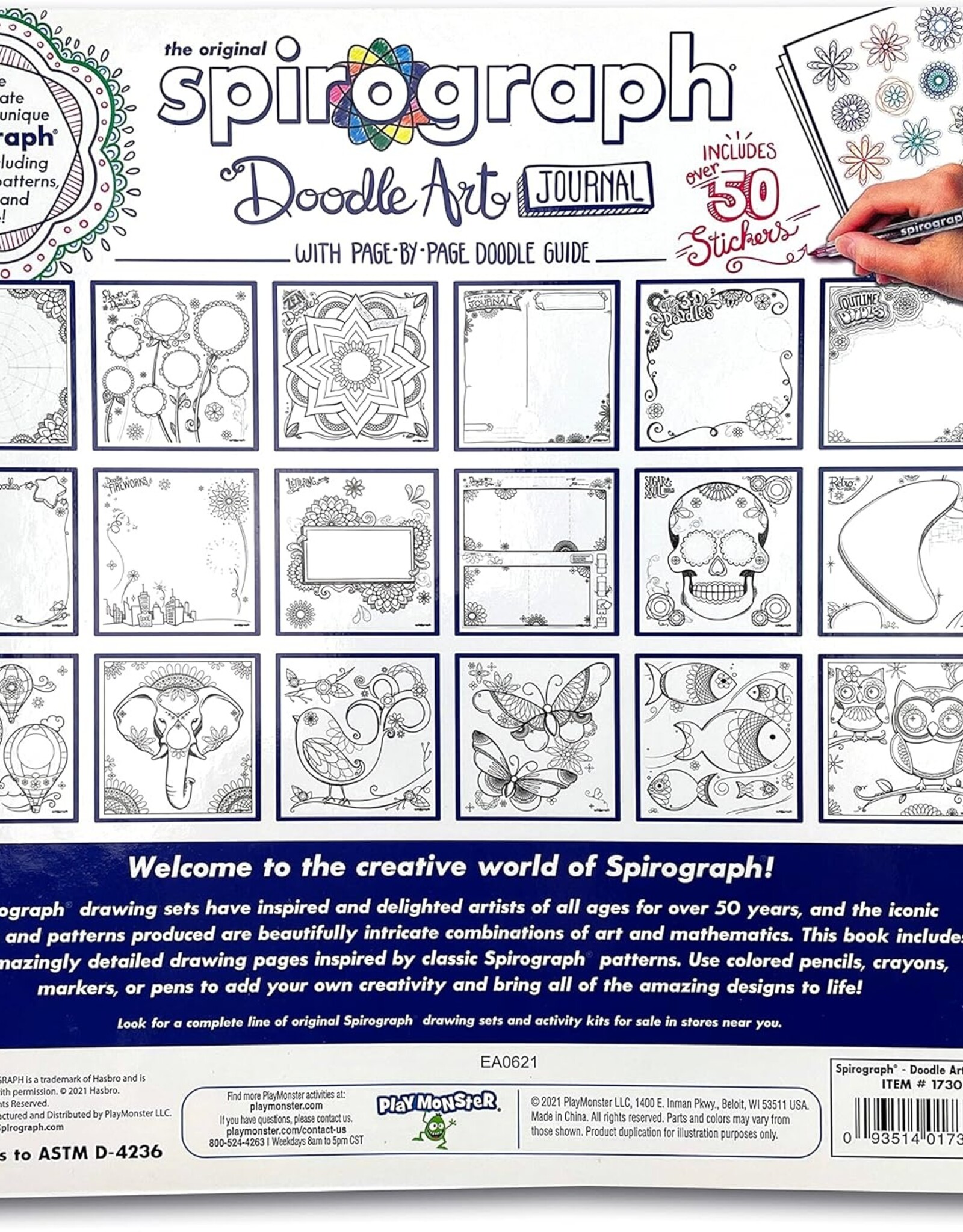 Spirograph Doodle Art