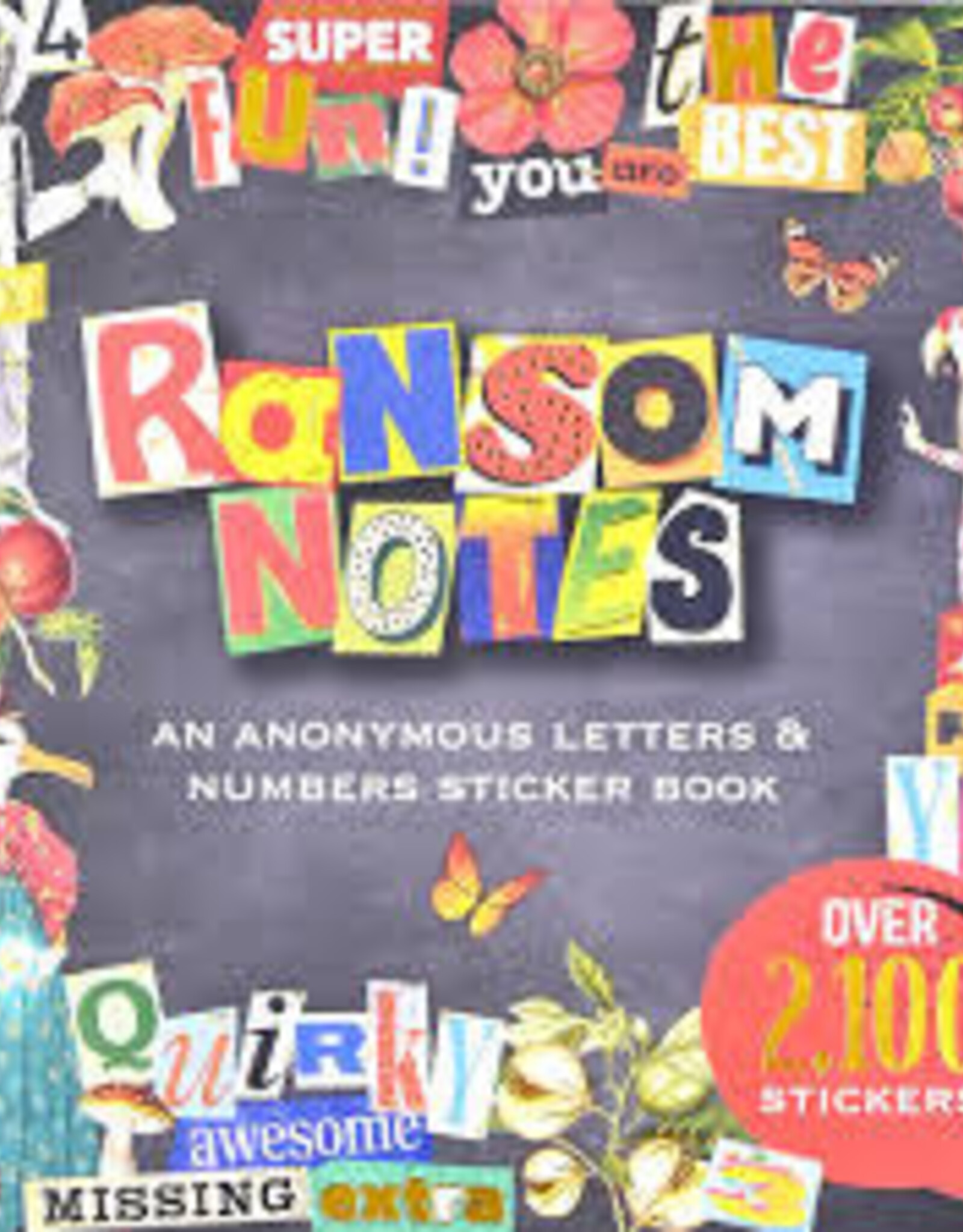 Ransom Notes Sticker Book