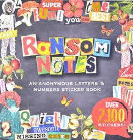 Ransom Notes Sticker Book