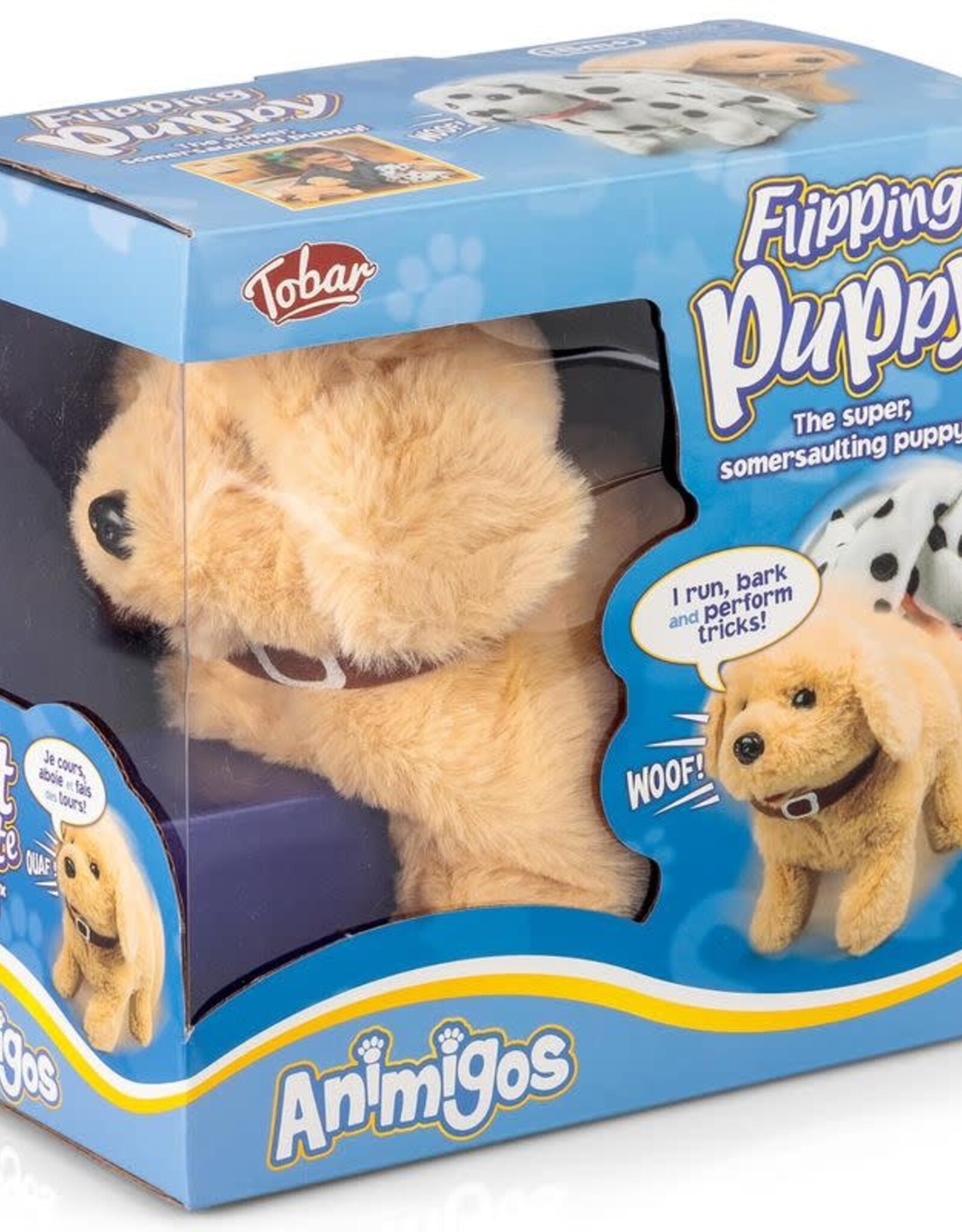 FLIPPING PUPPY LABRADOR DOG