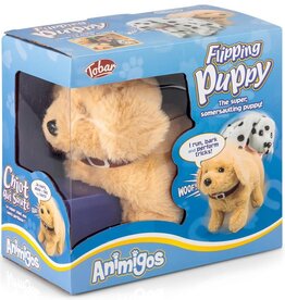 FLIPPING PUPPY LABRADOR DOG
